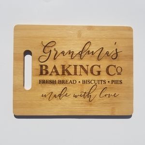 Custom Engraved Grandma Bamboo Cutting Board
